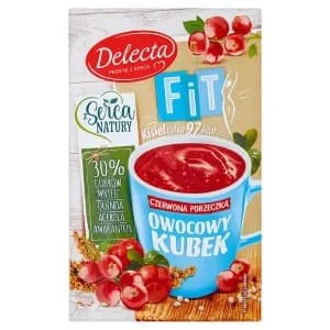 DELECTA -Kisiel FIT czerwona porzeczka 26g(30/cs)