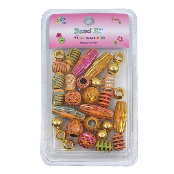 INTERVISION Wooden Beads - Assorted WB001
