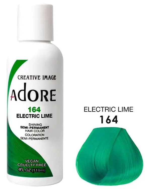 ADORE Semi Permanent Hair Color (4oz) - 164 Electric Lime