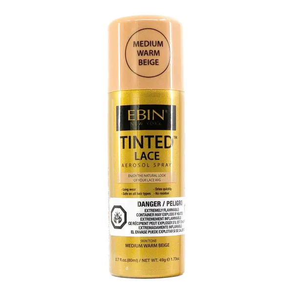 EBIN Tinted Lace Color Spray (2.7oz) - Medium Warm Beige