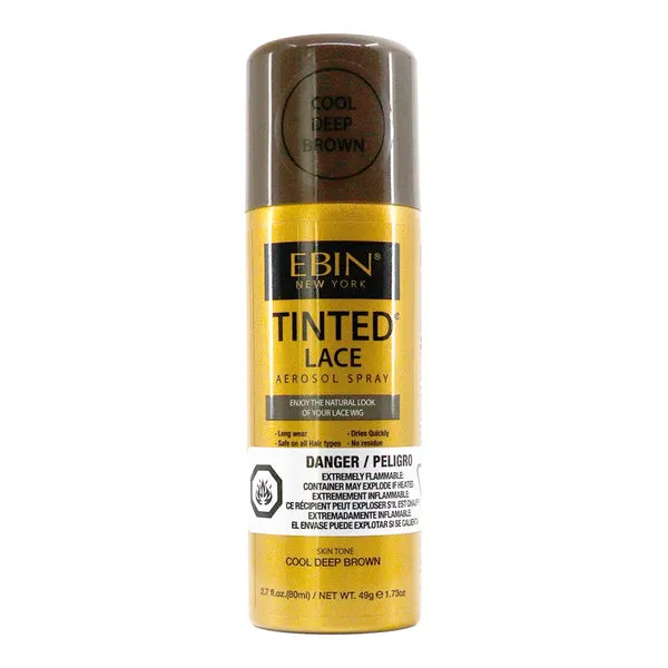 EBIN Tinted Lace Color Spray (2.7oz) - Cool Deep Brown