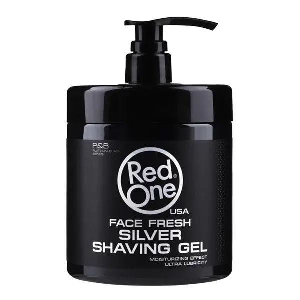 RED ONE Shaving Gel Round Shape (33.81oz) - Silver