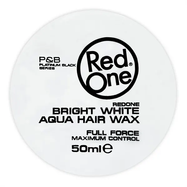 RED ONE Mini Aqua Hair Wax (50ml) - Bright White