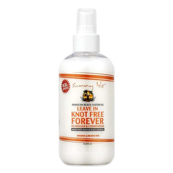 SUNNY ISLE Jamaican Black Castor Oil Knot Free Forever Leave in Detangler (8oz)