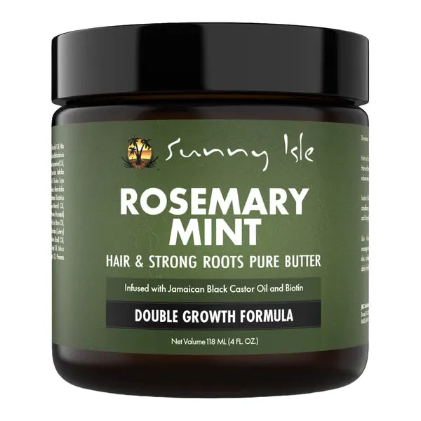 SUNNY ISLE Rosemary Mint Hair & Strong Root Pure Butter - 4oz
