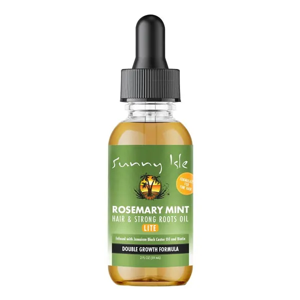SUNNY ISLE Rosemary Mint Hair & Strong Root Oil - 2oz