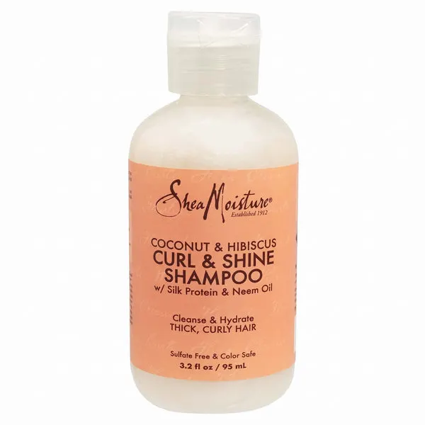 SHEA MOISTURE Coconut & Hibiscus Curl & Shine Shampoo - 3.2oz