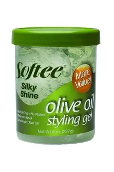 SOFTEE Olive Oil Styling Gel - 8oz