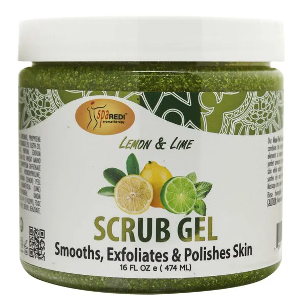 SPA REDI Pedi Scrub Gel (16oz) - Lemon & Lime