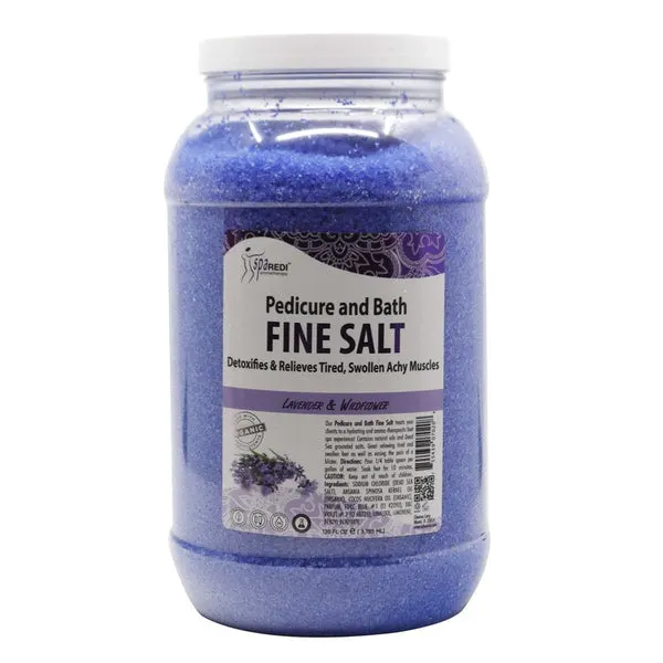 SPA REDI Pedicure and Bath Fine Salt (128oz) - Lavender & Wildflower
