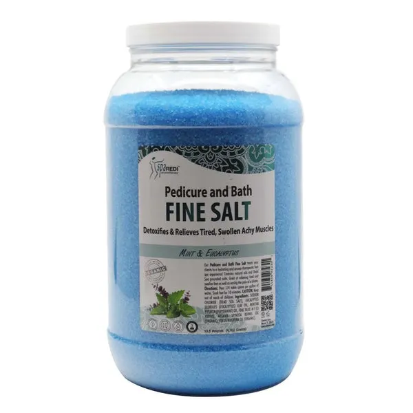 SPA REDI Pedicure and Bath Fine Salt (128oz) - Mint & Eucalyptus