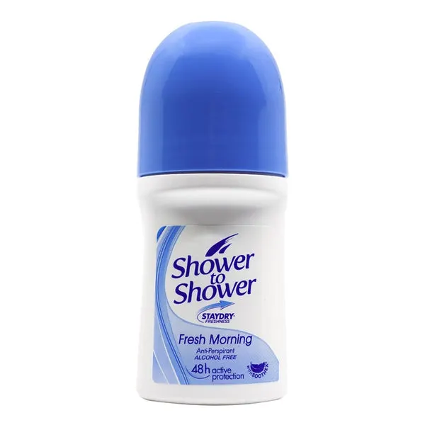 Shower to Shower Women Roll On Deodorant (50ml/1.69oz) - Fresh Morning