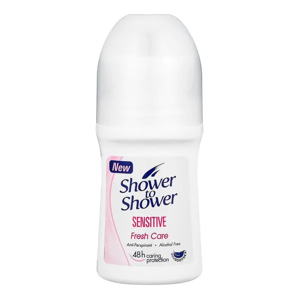 Shower to Shower Women Roll On Deodorant (50ml/1.69oz) - Sensitive