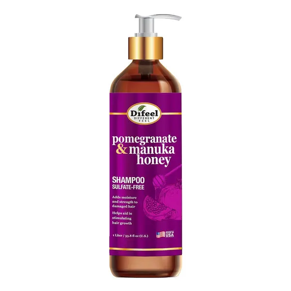 Difeel(Sunflower) Pomegranate & Manuka Honey Sulfate Free Shampoo - 33.8oz
