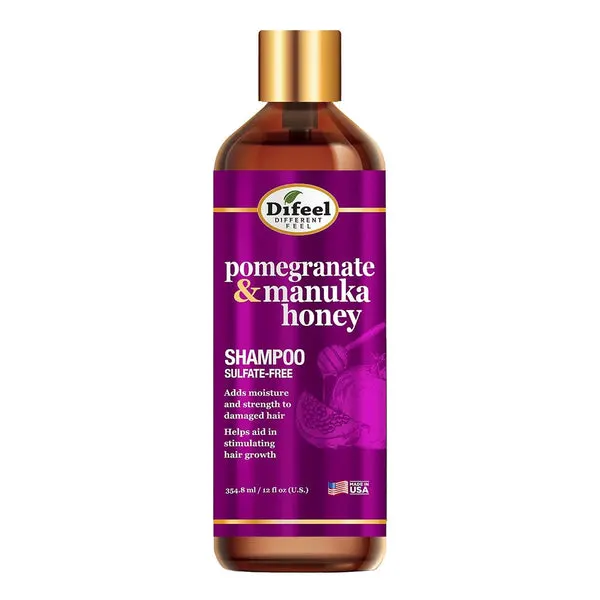 Difeel(Sunflower) Pomegranate & Manuka Honey Sulfate Free Shampoo - 12oz