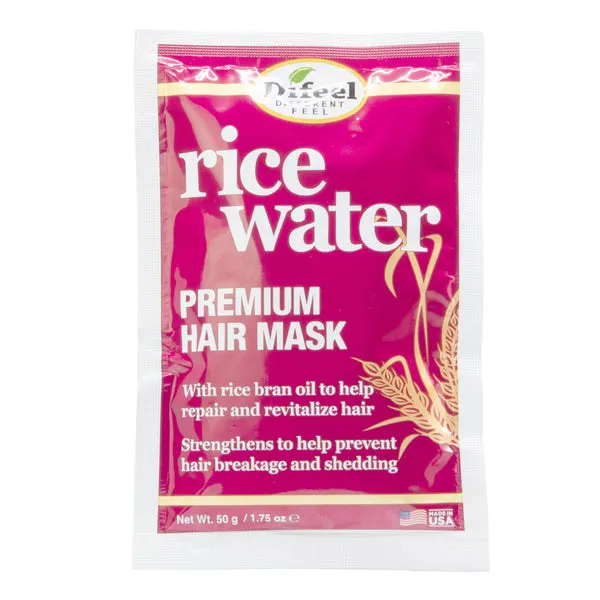 Difeel(Sunflower) Premium Hair Mask Packet (1.75oz) - Rice Water