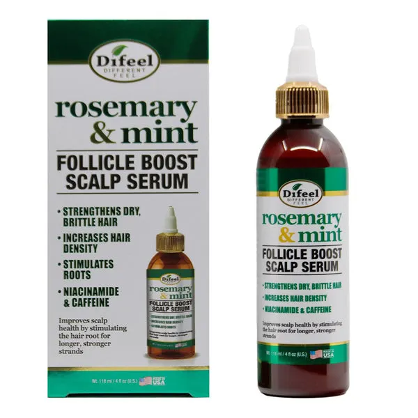 Difeel(Sunflower) Rosemary Mint Follicle Boost Scalp Serum (4oz)