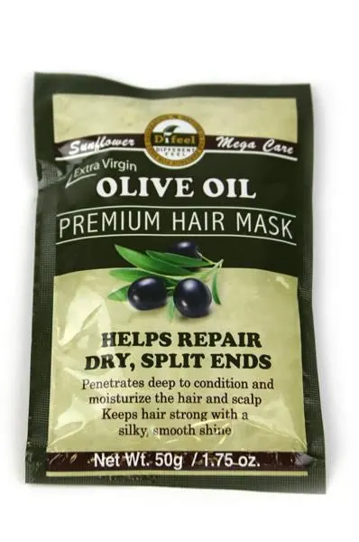 Difeel(Sunflower) Premium Hair Mask Packet (1.75oz) - Olive Oil