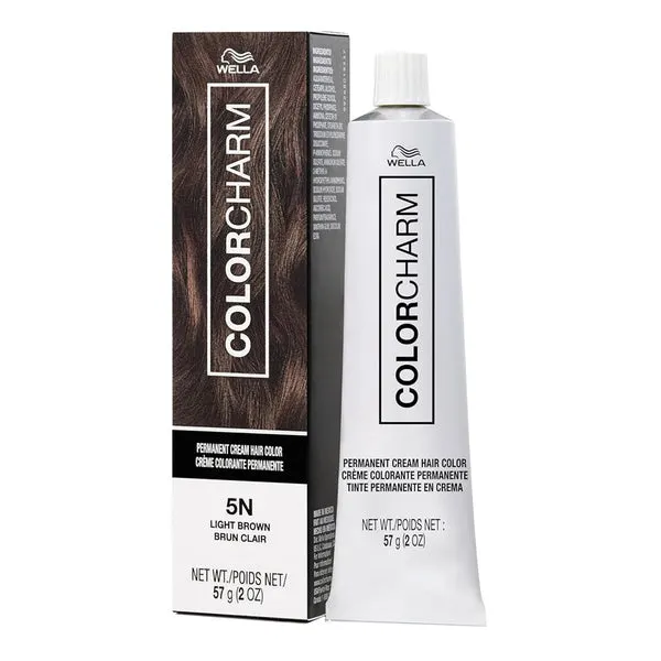 WELLA Color Charm Permanent Cream Hair Color (2oz) - 5N Light Brown