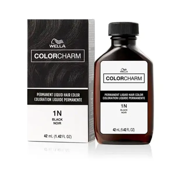 WELLA Color Charm Permanent Liquid Hair Color (1.42oz) - 1N/051 Black