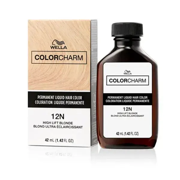 WELLA Color Charm Permanent Liquid Hair Color (1.42oz) - 12N/1200 High Lift Blonde