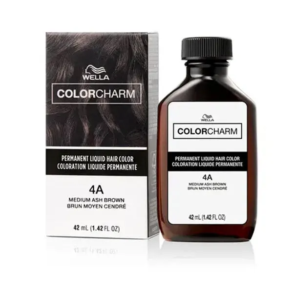 WELLA Color Charm Permanent Liquid Hair Color (1.42oz) - 4A/237 Medium Ash Brown
