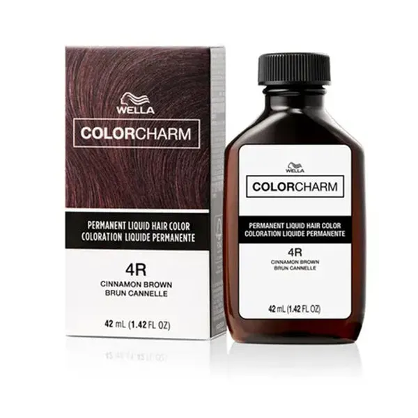 WELLA Color Charm Permanent Liquid Hair Color (1.42oz) - 4R/356 Cinnamon Brown