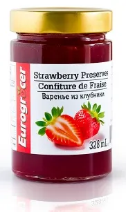 Eurogrocer -Konfitury Truskawkowe/ Strawberry Preseves 328 ML