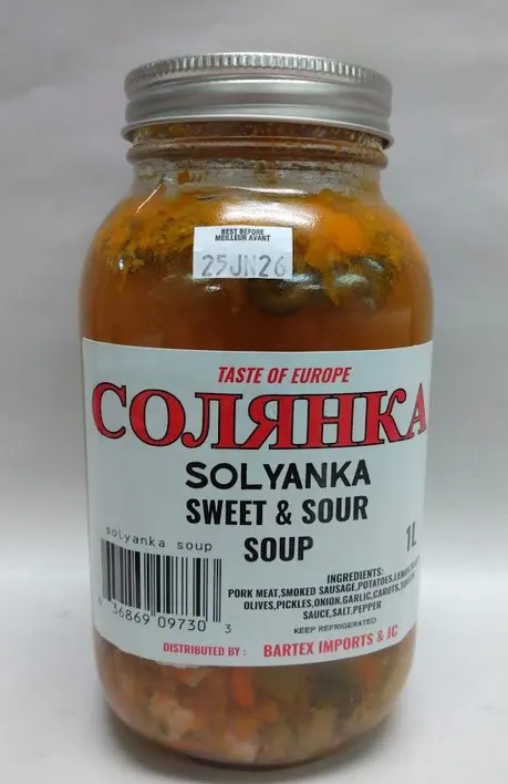 Taste of Europe -Zupa Soljanka/ Solyanka Sweet & Sour Soup Local Producer
