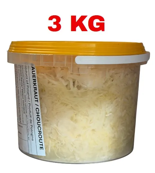 AMPULS -Kapusta kiszona w wiaderku / Sauerkraut in a bucket 3 KG