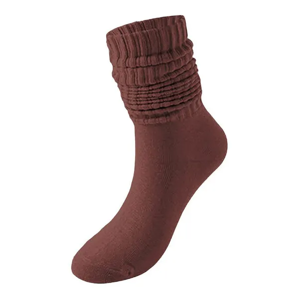 KIM & C Slouch Socks (Size 9-11) - Burgundy Size 9-11