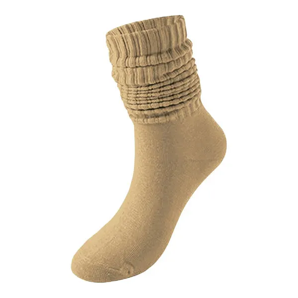 KIM & C Slouch Socks (Size 9-11) - Khaki Size 9-11