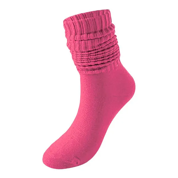 KIM & C Slouch Socks (Size 9-11) - Hot Pink Size 9-11