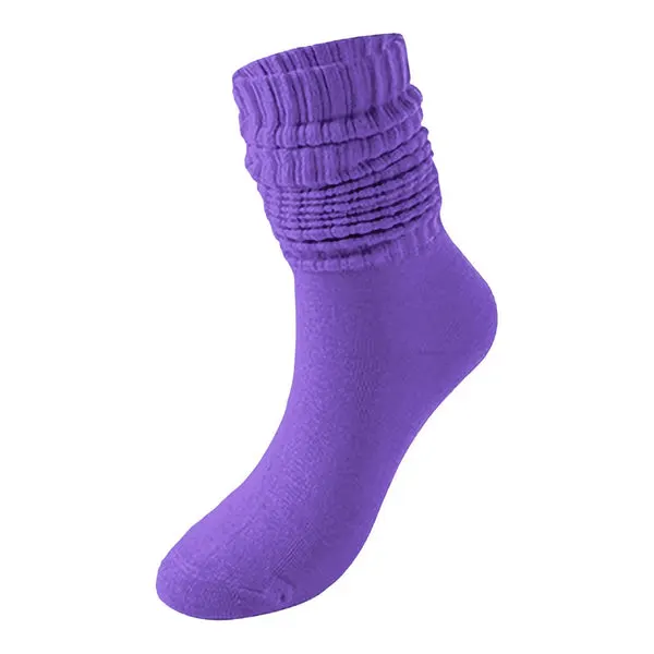 KIM & C Slouch Socks (Size 9-11) - Purple Size 9-11