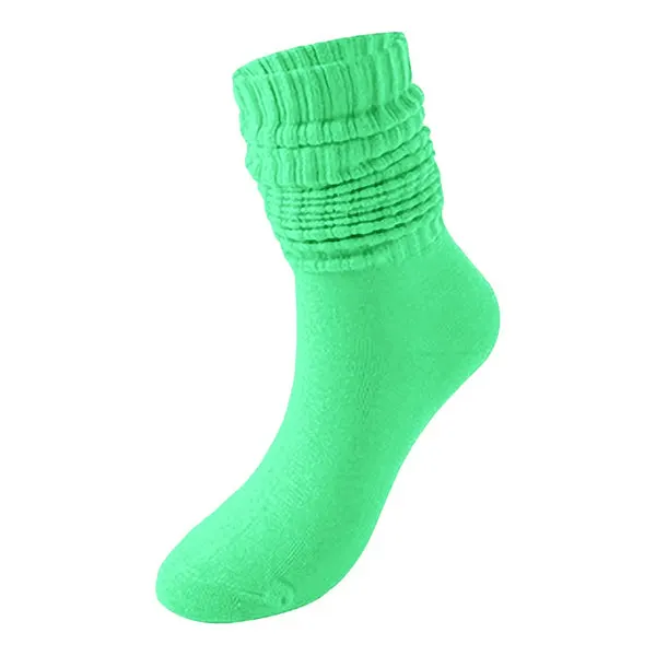 KIM & C Slouch Socks (Size 9-11) - Lime Size 9-11