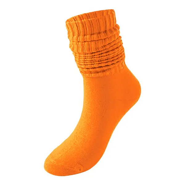 KIM & C Slouch Socks (Size 9-11) - Orange Size 9-11