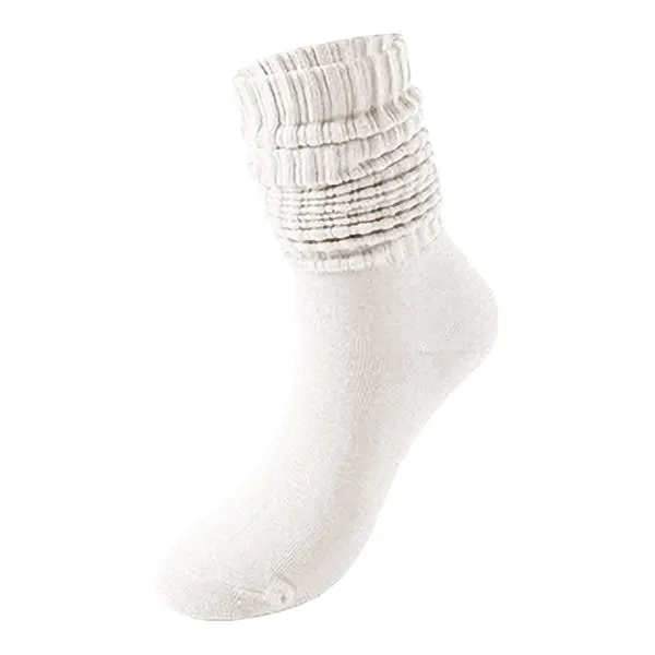 KIM & C Slouch Socks (Size 6-8) - White Size 6-8