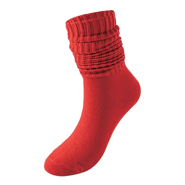 KIM & C Slouch Socks (Size 6-8) - Red Size 6-8