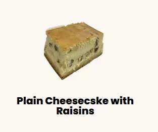 Taste of Europe -Pastry Sernik z rodzynkami/ Cheesecake w/ Raisins Local Producer (price per kg)
