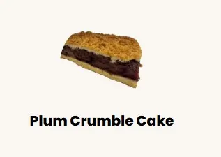 Taste of Europe -Pastry Ciasto sliwkowe/ Plum Cake Local Producer (price per kg)