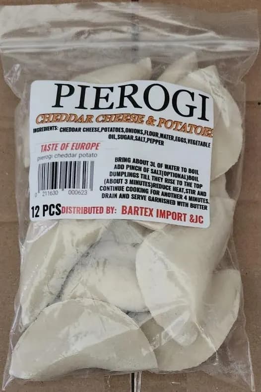 Taste of Europe -Garmaz Pierogi z ziemniakami i cheddarem/ Potato & Cheddar Pierogies Local Producer