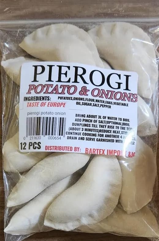 Taste of Europe -Garmaz Pierogi z Ziemniakami i Cebula/ Potato & Onions Pierogies Local Producer