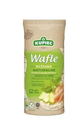 KUPIEC -Wafle ryzowe naturalne/ Rice Waffels Natural