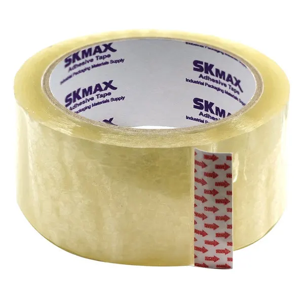 SKMAX Box Tape Clear - 2 inch x 55 yard